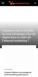 Anteprima del sito beMarketing, referenziato per la pubblicazione di articoli sponsorizzati