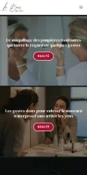 スポンサード記事の掲載先として登録されたLe Béa Blogのサイトプレビュー