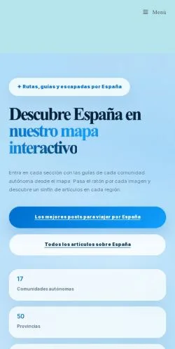 Vista previa del sitio Cazador De Viajes, referenciado para publicar artículos patrocinados