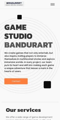 Forhåndsvisning af Bandurart Game Design, opført til udgivelse af sponsorerede artikler
