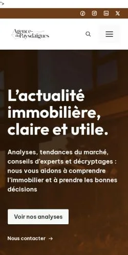 Vista previa del sitio Agence du Pays d Aigues - Votre Partenaire Immobilier Idéal, referenciado para publicar artículos patrocinados