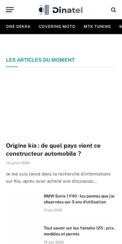 スポンサード記事の掲載先として登録されたDinatelのサイトプレビュー