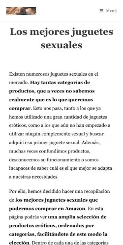 Anteprima del sito Erotic Life Secrets, referenziato per la pubblicazione di articoli sponsorizzati