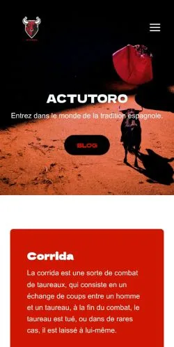 Aperçu du site Actutoro, référencé pour publier un article sponsorisé