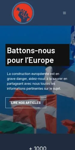 Vista previa del sitio Elections En Europe, referenciado para publicar artículos patrocinados