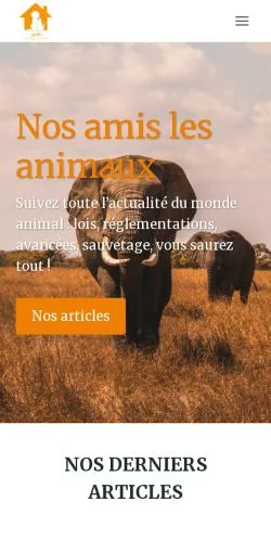 Vorschau der Website JHM Animaux, gelistet für die Veröffentlichung gesponserter Artikel