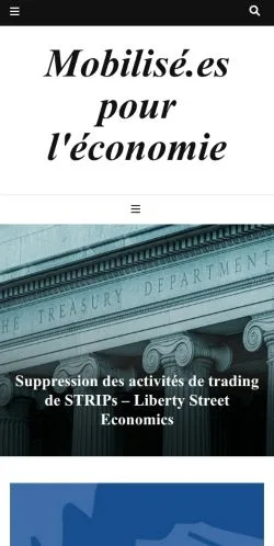 Anteprima del sito mobilisé.es, referenziato per la pubblicazione di articoli sponsorizzati