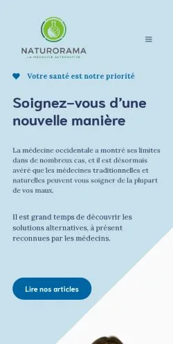 Sponsorlu makale yayını için listelenen Naturorama sitesinin önizlemesi