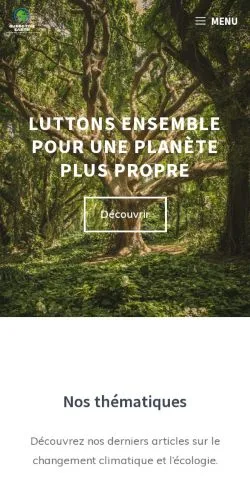 スポンサード記事の掲載先として登録されたObjective Earthのサイトプレビュー