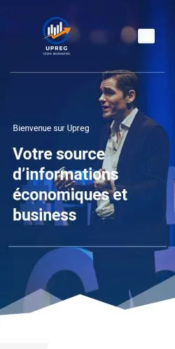 Anteprima del sito Upreg, referenziato per la pubblicazione di articoli sponsorizzati