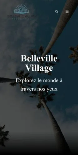 Sponsorlu makale yayını için listelenen Belleville Village sitesinin önizlemesi