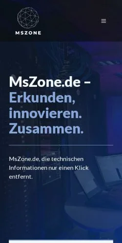 Forhåndsvisning af MsZone, opført til udgivelse af sponsorerede artikler
