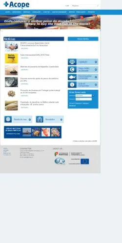 Anteprima del sito Acope, referenziato per la pubblicazione di articoli sponsorizzati