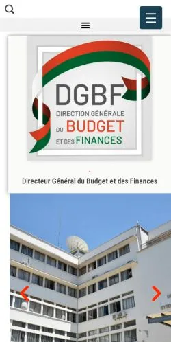 Anteprima del sito Direction Générale Budget Finances, referenziato per la pubblicazione di articoli sponsorizzati