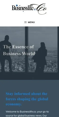 Vista previa del sitio Businesslife, referenciado para publicar artículos patrocinados