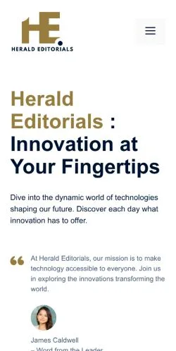 Anteprima del sito Herald Editorials, referenziato per la pubblicazione di articoli sponsorizzati