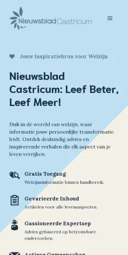 Anteprima del sito Nieuwsblad Castricum, referenziato per la pubblicazione di articoli sponsorizzati