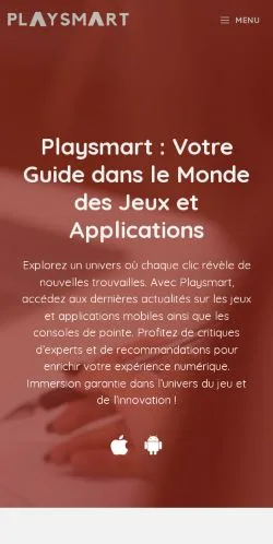스폰서 기사 게재 매체로 등록된 Playsmart 사이트 미리보기