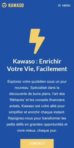 스폰서 기사 게재 매체로 등록된 Kawaso 사이트 미리보기