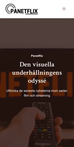 Vorschau der Website Panetflix, gelistet für die Veröffentlichung gesponserter Artikel