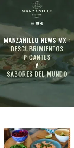 Sponsorlu makale yayını için listelenen Manzanillo News Mx sitesinin önizlemesi