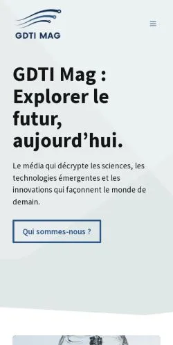 スポンサード記事の掲載先として登録されたGDTI Magのサイトプレビュー