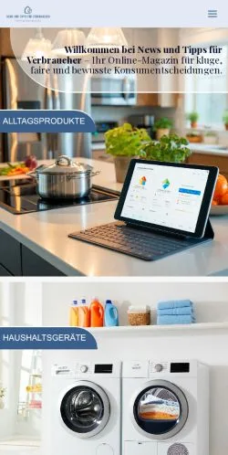 스폰서 기사 게재 매체로 등록된 News Und Tipps Für Verbraucher 사이트 미리보기