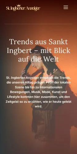 Anteprima del sito St. Ingberter Anzeiger, referenziato per la pubblicazione di articoli sponsorizzati