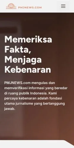 스폰서 기사 게재 매체로 등록된 PMJNEWS 사이트 미리보기