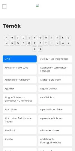 Vorschau der Website Aktív Utazás, gelistet für die Veröffentlichung gesponserter Artikel