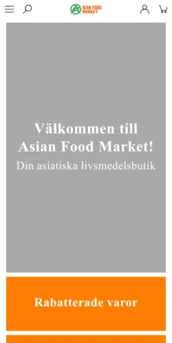 Podgląd witryny Asian Food Market, ujętej jako miejsce publikacji artykułów sponsorowanych