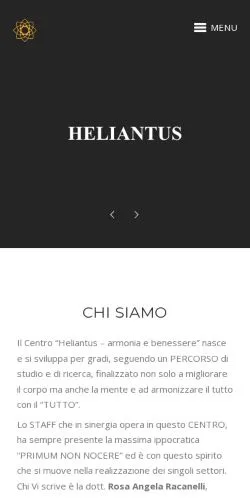 Vista previa del sitio Heliantus, referenciado para publicar artículos patrocinados