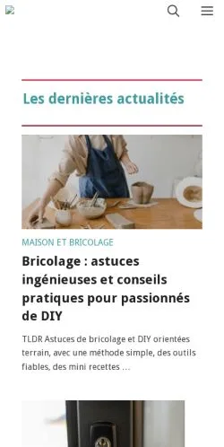 Pré-visualização do site Liberons Sophie, referenciado para publicar artigos patrocinados