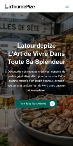 Anteprima del sito Latourdepize, referenziato per la pubblicazione di articoli sponsorizzati
