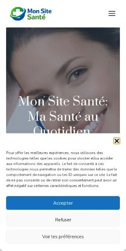 Aperçu du site Ma Santé Conseils, référencé pour publier un article sponsorisé