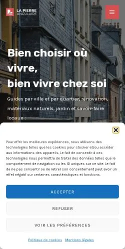 Vorschau der Website La Pierre Angulaire, gelistet für die Veröffentlichung gesponserter Artikel