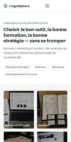Anteprima del sito LinguiSphere EdTech Guide, referenziato per la pubblicazione di articoli sponsorizzati