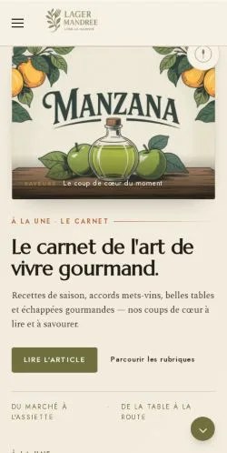 Anteprima del sito Lager Mandree, referenziato per la pubblicazione di articoli sponsorizzati