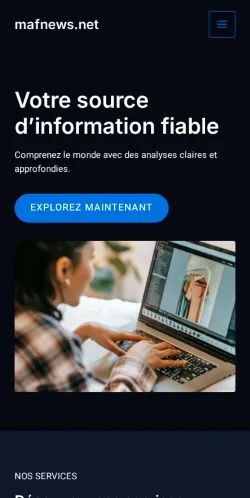 Podgląd witryny MAF News, ujętej jako miejsce publikacji artykułów sponsorowanych