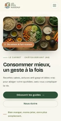 Forhåndsvisning af P'tits Ruisseaux Châteaubriant, opført til udgivelse af sponsorerede artikler