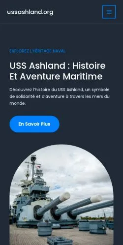 Anteprima del sito USS Ashland Voyages, referenziato per la pubblicazione di articoli sponsorizzati