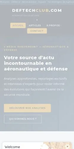 Anteprima del sito Deftech Club, referenziato per la pubblicazione di articoli sponsorizzati