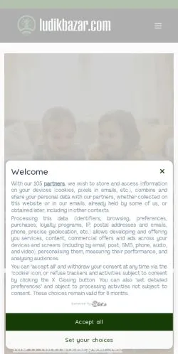Anteprima del sito Ludikbazar, referenziato per la pubblicazione di articoli sponsorizzati