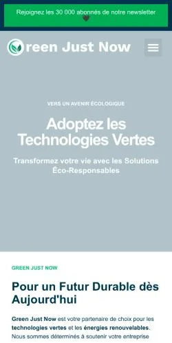 Anteprima del sito Renewable Energy Guide, referenziato per la pubblicazione di articoli sponsorizzati