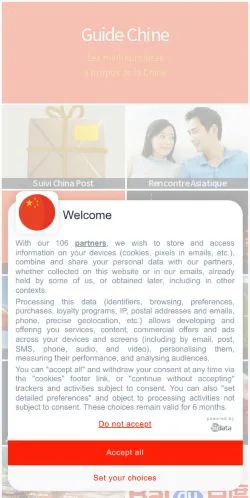 Anteprima del sito Chine Guide, referenziato per la pubblicazione di articoli sponsorizzati