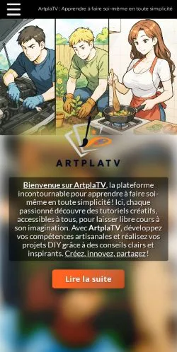 Forhåndsvisning af ArtplaTV, opført til udgivelse af sponsorerede artikler