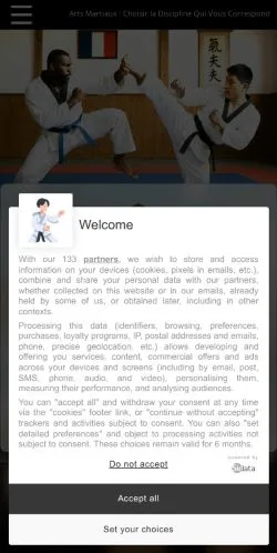 Anteprima del sito Arts Martiaux Guide, referenziato per la pubblicazione di articoli sponsorizzati
