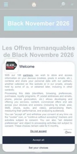 Forhåndsvisning af Black November Deals, opført til udgivelse af sponsorerede artikler