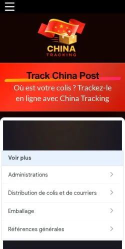 Forhåndsvisning af China Tracking France, opført til udgivelse af sponsorerede artikler