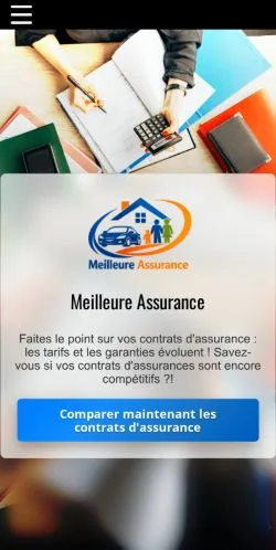 Forhåndsvisning af Meilleure Assurance, opført til udgivelse af sponsorerede artikler